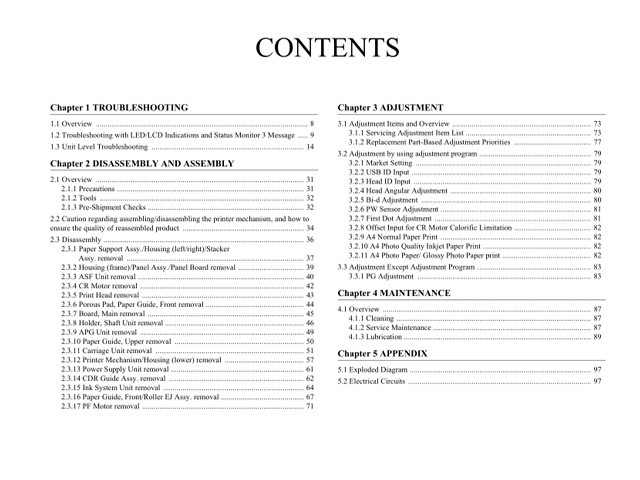 EPSON R200_R210 Service Manual